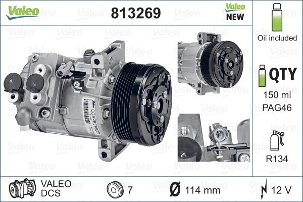 Valeo 813269 - Kompresor, klima-Uređaj www.molydon.hr