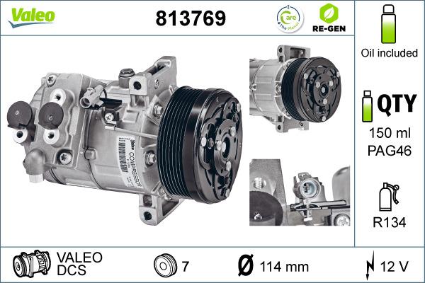 Valeo 813769 - Kompresor, klima-Uređaj www.molydon.hr