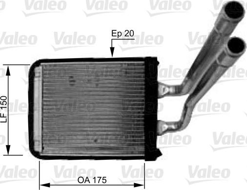 Valeo 812436 - Izmjenjivač topline, grijanje unutrasnjeg prostora www.molydon.hr