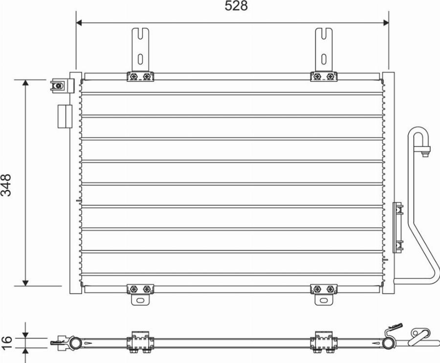 Valeo 812695 - Kondenzator, klima-Uređaj www.molydon.hr