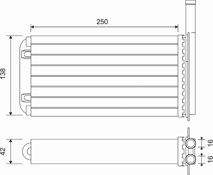 Valeo 812058 - Izmjenjivač topline, grijanje unutrasnjeg prostora www.molydon.hr