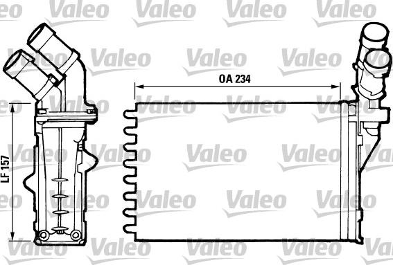 Valeo 812006 - Izmjenjivač topline, grijanje unutrasnjeg prostora www.molydon.hr