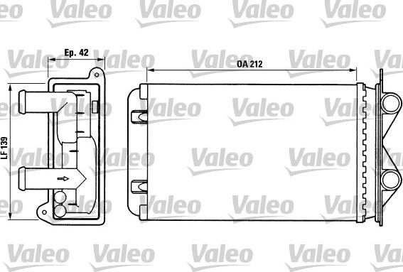 Valeo 812013 - Izmjenjivač topline, grijanje unutrasnjeg prostora www.molydon.hr