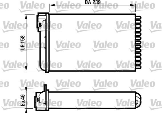 Valeo 812110 - Izmjenjivač topline, grijanje unutrasnjeg prostora www.molydon.hr