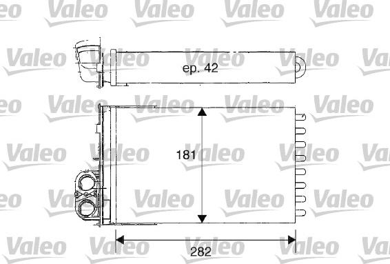 Valeo 812181 - Izmjenjivač topline, grijanje unutrasnjeg prostora www.molydon.hr