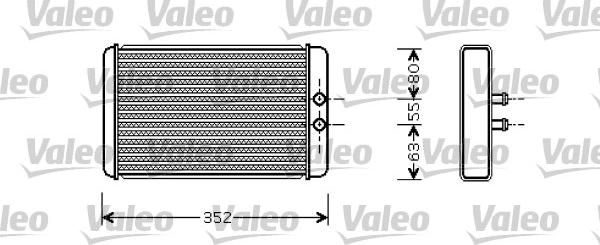 Valeo 812358 - Izmjenjivač topline, grijanje unutrasnjeg prostora www.molydon.hr