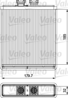 Valeo 812319 - Izmjenjivač topline, grijanje unutrasnjeg prostora www.molydon.hr