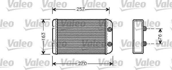 Valeo 812329 - Izmjenjivač topline, grijanje unutrasnjeg prostora www.molydon.hr