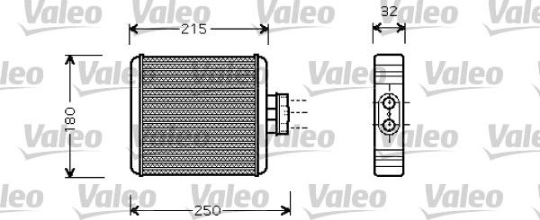 Valeo 812323 - Izmjenjivač topline, grijanje unutrasnjeg prostora www.molydon.hr