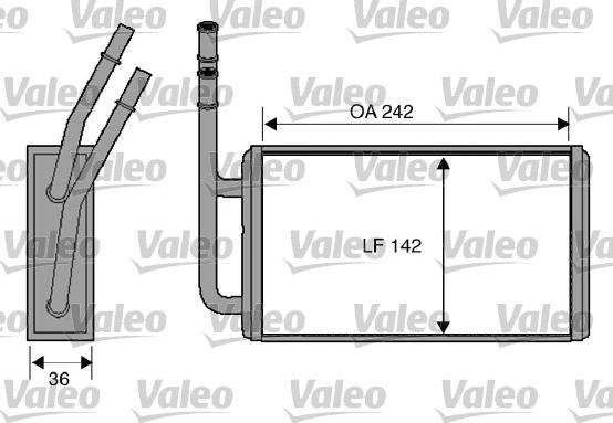 Valeo 812276 - Izmjenjivač topline, grijanje unutrasnjeg prostora www.molydon.hr