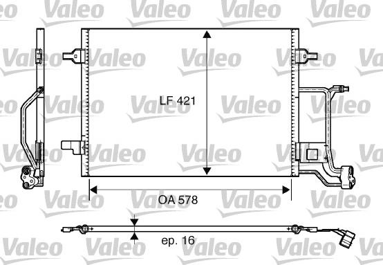 Valeo 817997 - Kondenzator, klima-Uređaj www.molydon.hr