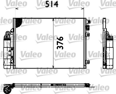 Valeo 817428 - Kondenzator, klima-Uređaj www.molydon.hr