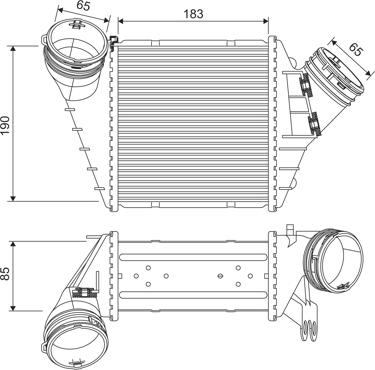 Valeo 817555 - Intercooler, hladnjak www.molydon.hr