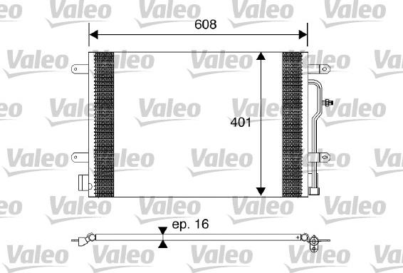 Valeo 817569 - Kondenzator, klima-Uređaj www.molydon.hr