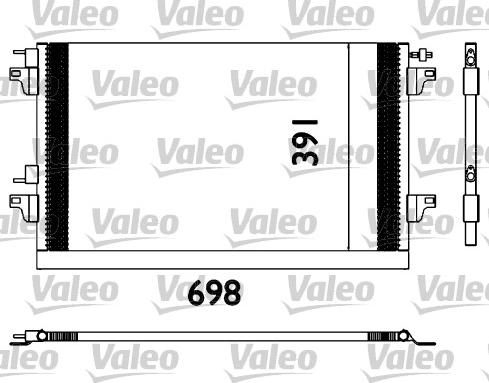 Valeo 817568 - Kondenzator, klima-Uređaj www.molydon.hr