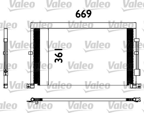 Valeo 817567 - Kondenzator, klima-Uređaj www.molydon.hr