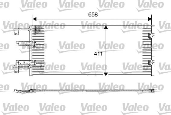 Valeo 817645 - Kondenzator, klima-Uređaj www.molydon.hr