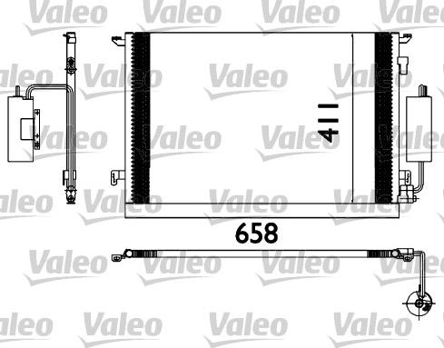 Valeo 817648 - Kondenzator, klima-Uređaj www.molydon.hr