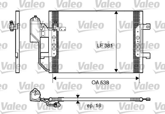 Valeo 817659 - Kondenzator, klima-Uređaj www.molydon.hr