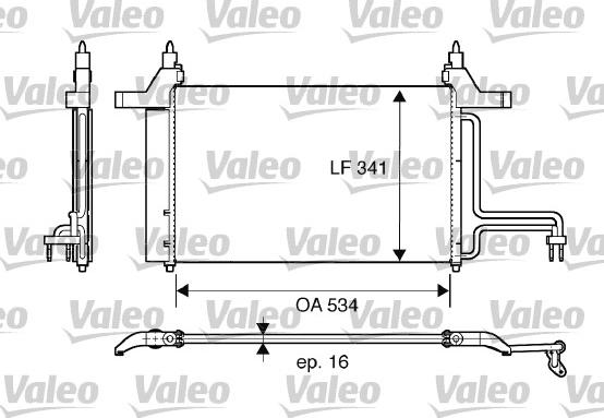 Valeo 817669 - Kondenzator, klima-Uređaj www.molydon.hr