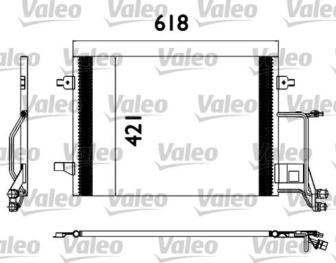 Valeo 817666 - Kondenzator, klima-Uređaj www.molydon.hr