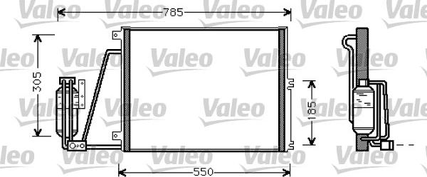 Valeo 817670 - Kondenzator, klima-Uređaj www.molydon.hr