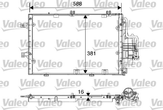 Valeo 817843 - Kondenzator, klima-Uređaj www.molydon.hr