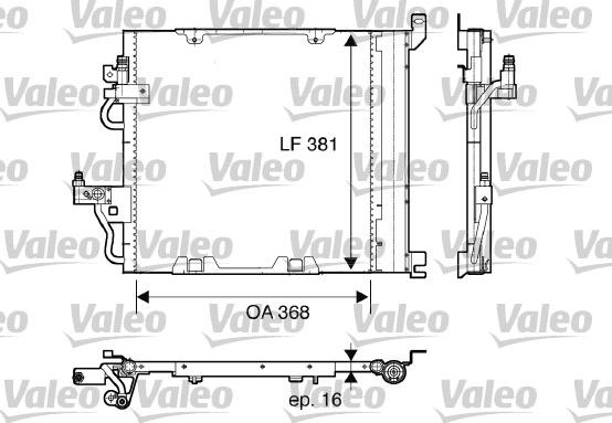 Valeo 817847 - Kondenzator, klima-Uređaj www.molydon.hr