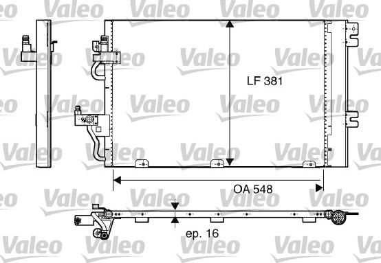 Valeo 817839 - Kondenzator, klima-Uređaj www.molydon.hr