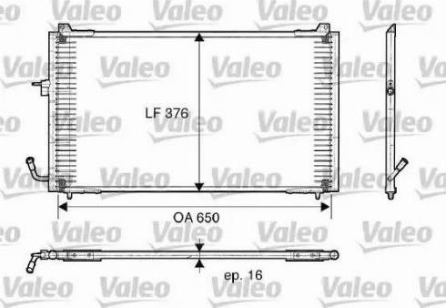 Valeo 817375 - Kondenzator, klima-Uređaj www.molydon.hr