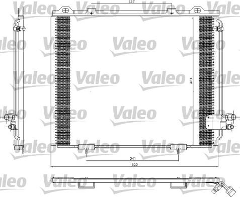 Valeo 817252 - Kondenzator, klima-Uređaj www.molydon.hr