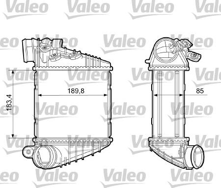 Valeo 817205 - Intercooler, hladnjak www.molydon.hr