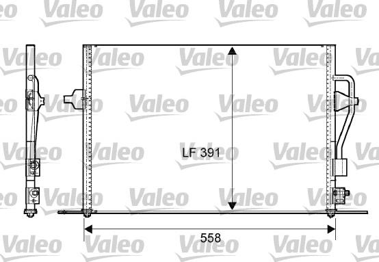 Valeo 817232 - Kondenzator, klima-Uređaj www.molydon.hr