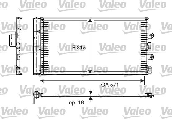 Valeo 817703 - Kondenzator, klima-Uređaj www.molydon.hr