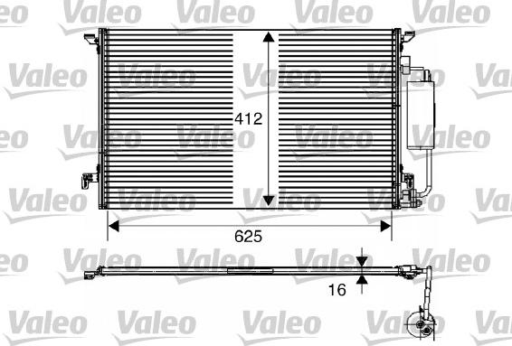 Valeo 817711 - Kondenzator, klima-Uređaj www.molydon.hr