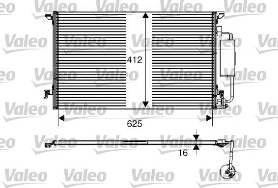 Valeo 817712 - Kondenzator, klima-Uređaj www.molydon.hr