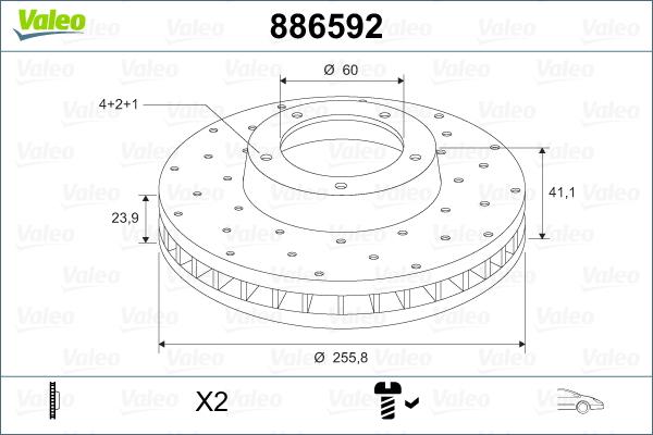 Valeo 886592 - Kočioni disk www.molydon.hr