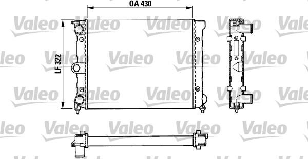 Valeo 883819 - Hladnjak, hladjenje motora www.molydon.hr