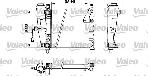 Valeo 883828 - Hladnjak, hladjenje motora www.molydon.hr