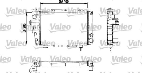 Valeo 883282 - Hladnjak, hladjenje motora www.molydon.hr