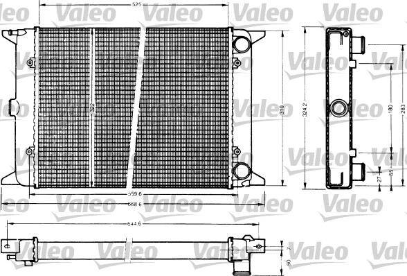 Valeo 883766 - Hladnjak, hladjenje motora www.molydon.hr