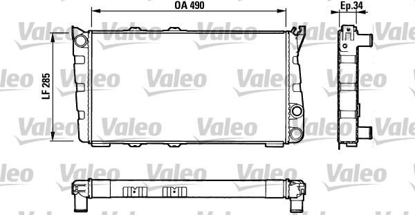 Valeo 883734 - Hladnjak, hladjenje motora www.molydon.hr