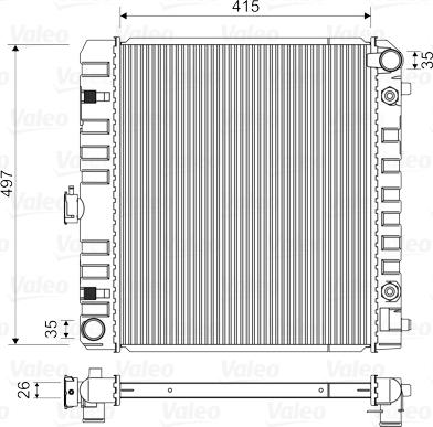 Valeo 883778 - Hladnjak, hladjenje motora www.molydon.hr