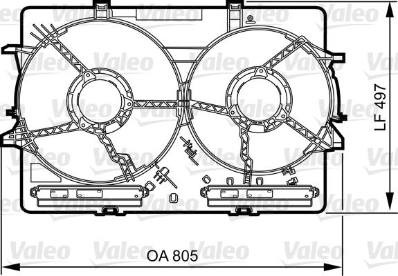 Valeo 820757 - Držač, ventilator hladnjaka www.molydon.hr