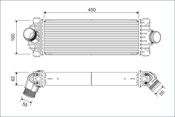 Valeo 822933 - Intercooler, hladnjak www.molydon.hr