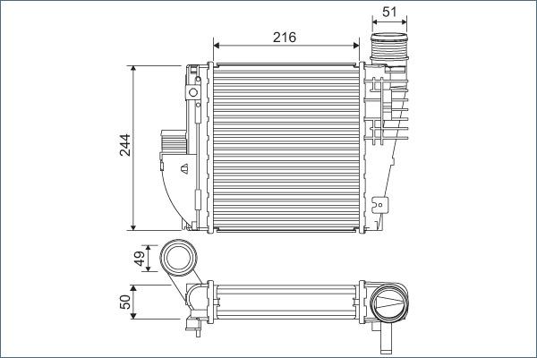 Valeo 822927 - Intercooler, hladnjak www.molydon.hr