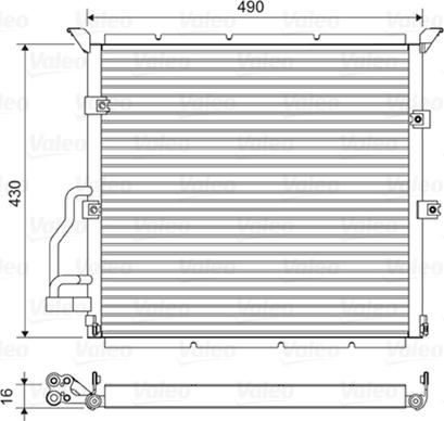 Valeo 822608 - Kondenzator, klima-Uređaj www.molydon.hr