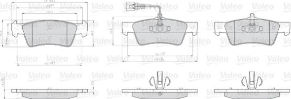 Valeo 873367 - Komplet Pločica, disk-kočnica www.molydon.hr