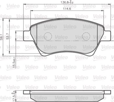 Valeo 872930 - Komplet Pločica, disk-kočnica www.molydon.hr