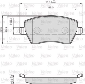 Valeo 872973 - Komplet Pločica, disk-kočnica www.molydon.hr